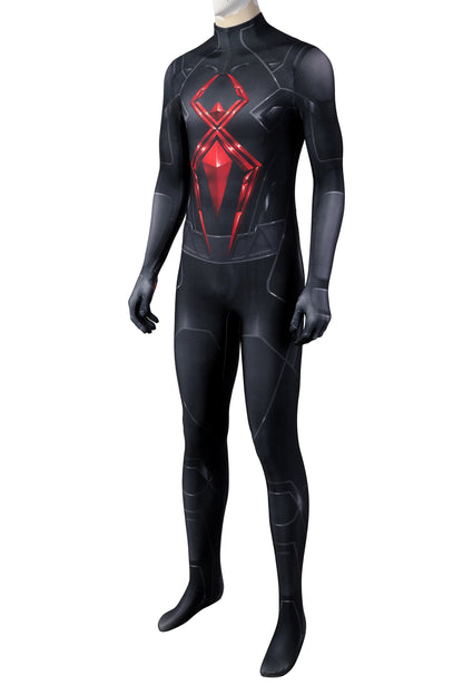 Marvel's Spider-Man Dark Suit Jumpsuit Cosplay Costume for Halloween