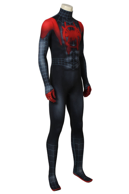 Spider-Man: Into the Spider-Verse Miles Morales Jumpsuit Cosplay Costume for Halloween