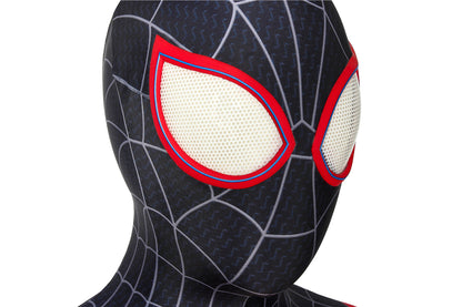 Spider-Man: Into the Spider-Verse Miles Morales Jumpsuit Cosplay Costume for Halloween