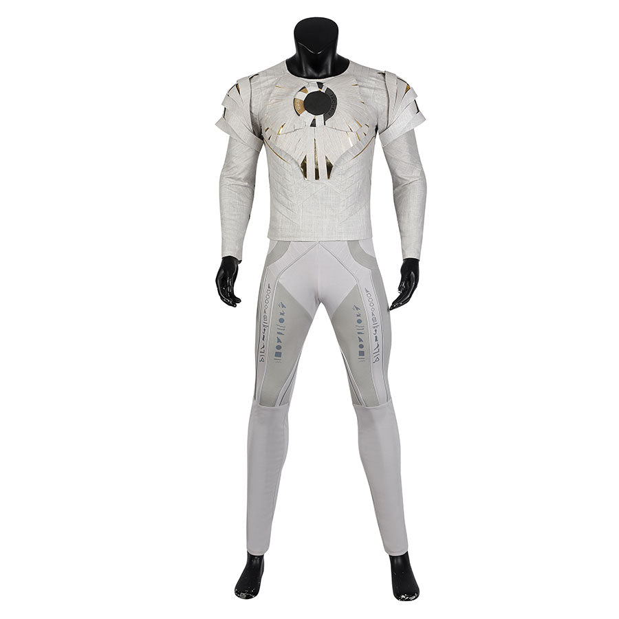 Moon Knight Marc Spector Grey Cosplay Costume Full Set for Halloween