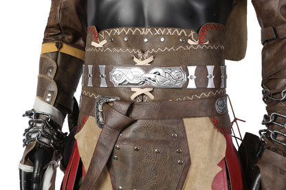 God of War: Ragnarok Kratos Cosplay Costume Full Set for Halloween