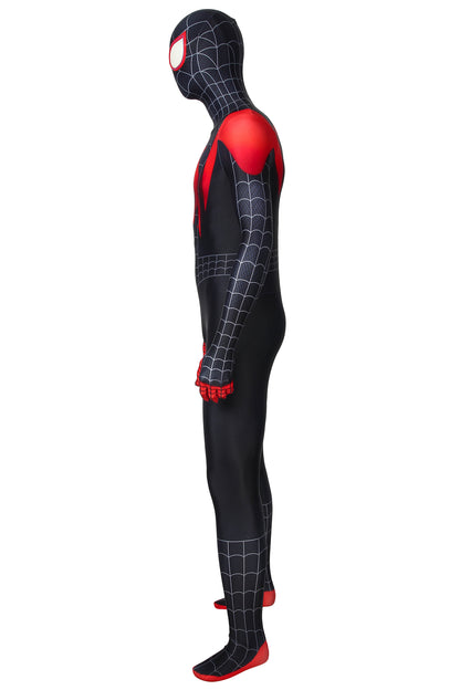 Spider-Man: Into the Spider-Verse Miles Morales Jumpsuit Cosplay Costume for Halloween