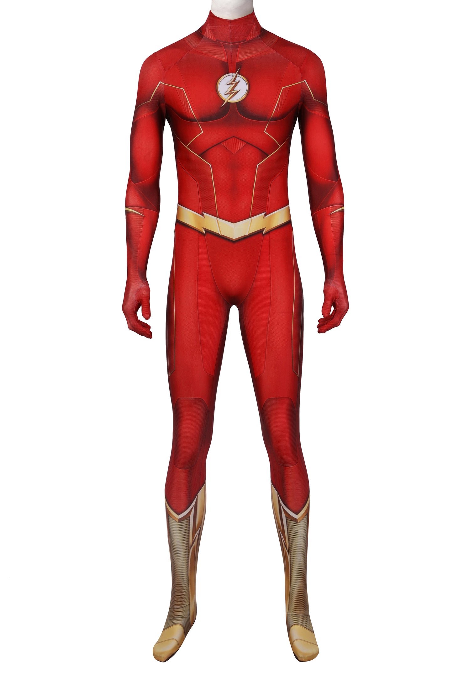 The Flash Season 8 Barry Allen Jumpsuit Cosplay Costume for Halloween