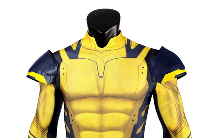 Deadpool 3 Wolverine Jumpsuit Cosplay Costume for Halloween