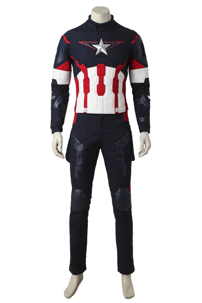 Avengers: Age of Ultron Captain America Steven Rogers Jumpsuit Cosplay Costume for Halloween