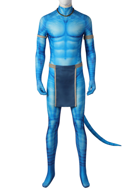 Avatar 2 The Way of Water Jake Sully Jumpsuit Cosplay Costume for Halloween