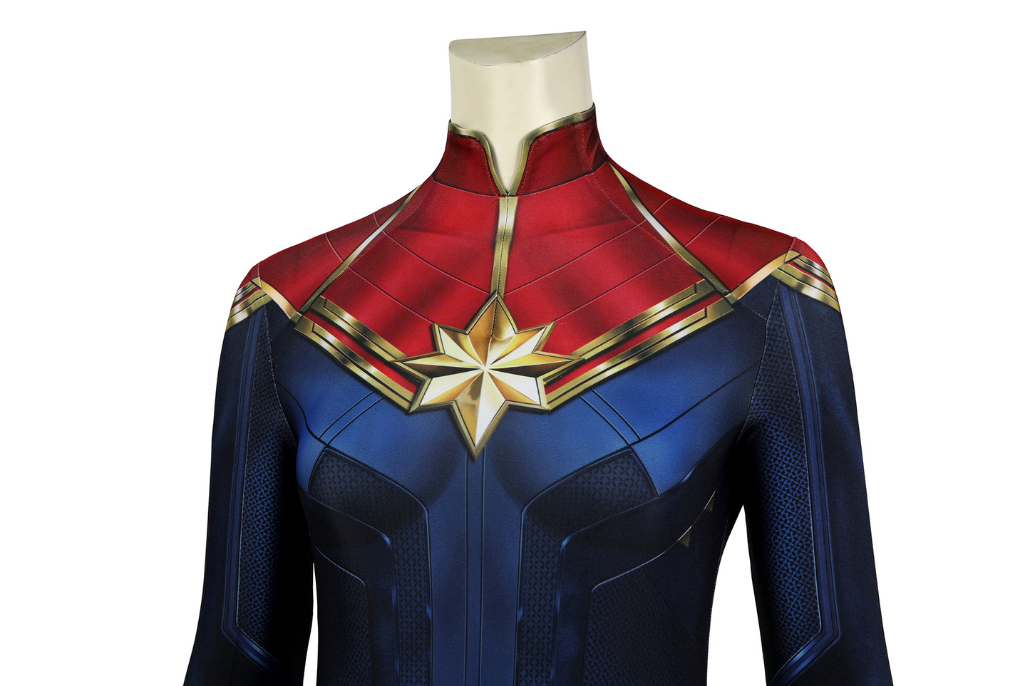 The Marvels Captain Marvel Carol Danvers Jumpsuit Cosplay Costume for Halloween