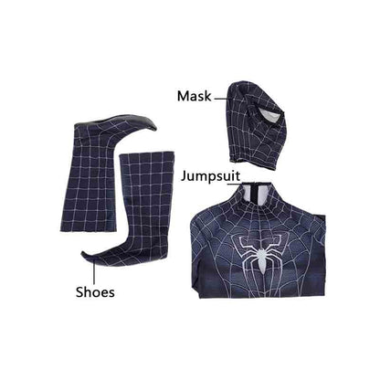 Spider-Man 3 Venom Cosplay Costume Full Set for Halloween