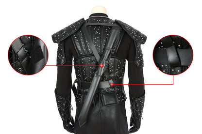 The Witcher 2019 Geralt Of Rivia Cosplay Costume Suit for Halloween