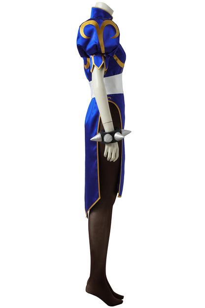 Street Fighter V Chun-Li Cosplay Costume Outfit for Halloween