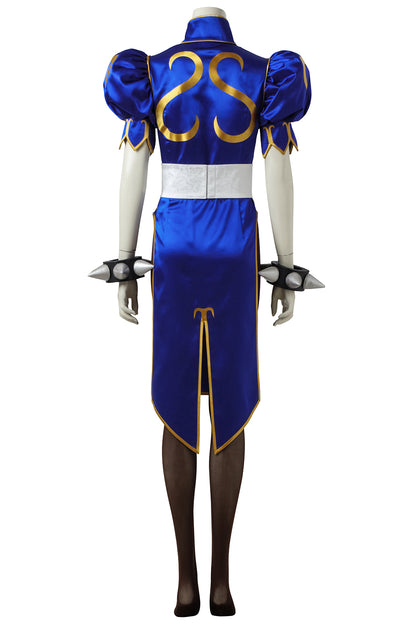 Street Fighter V Chun-Li Cosplay Costume Outfit for Halloween