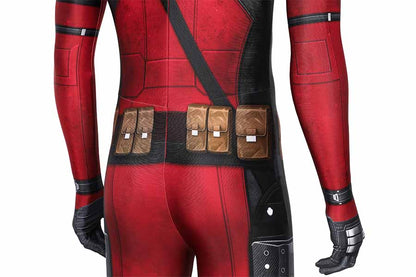 Deadpool Wade Wilson Jumpsuit Cosplay Costume for Halloween