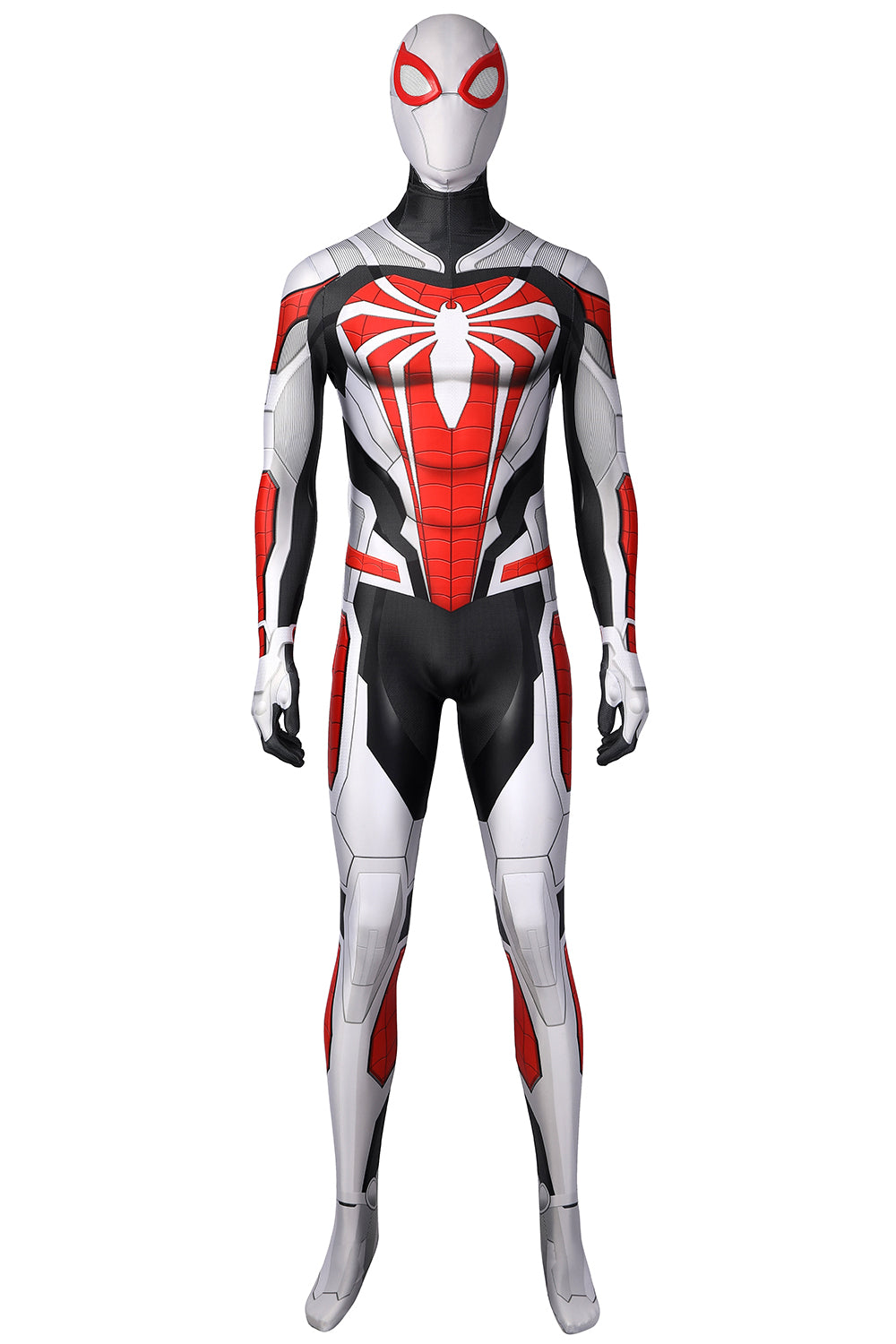 Spider-Man PS5 Remastered Armored Advanced Suit Jumpsuit Cosplay Costume for Halloween