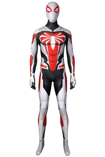 Spider-Man PS5 Remastered Armored Advanced Suit Jumpsuit Cosplay Costume for Halloween