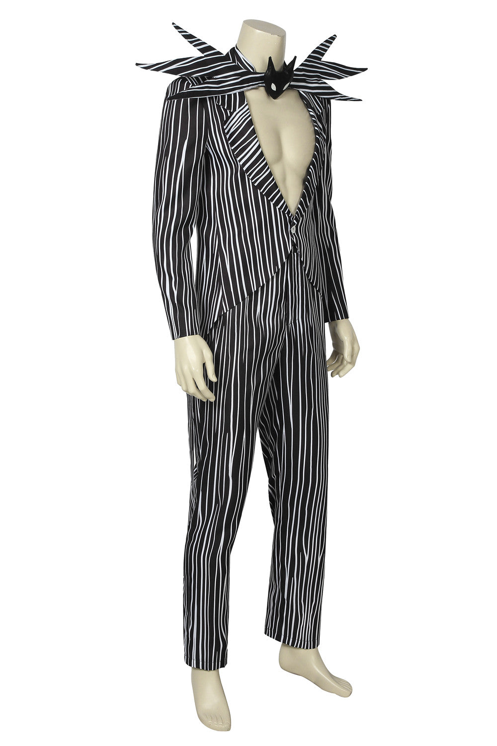 The Nightmare Before Christmas Jack Skellington Cosplay Costume Full Set for Halloween