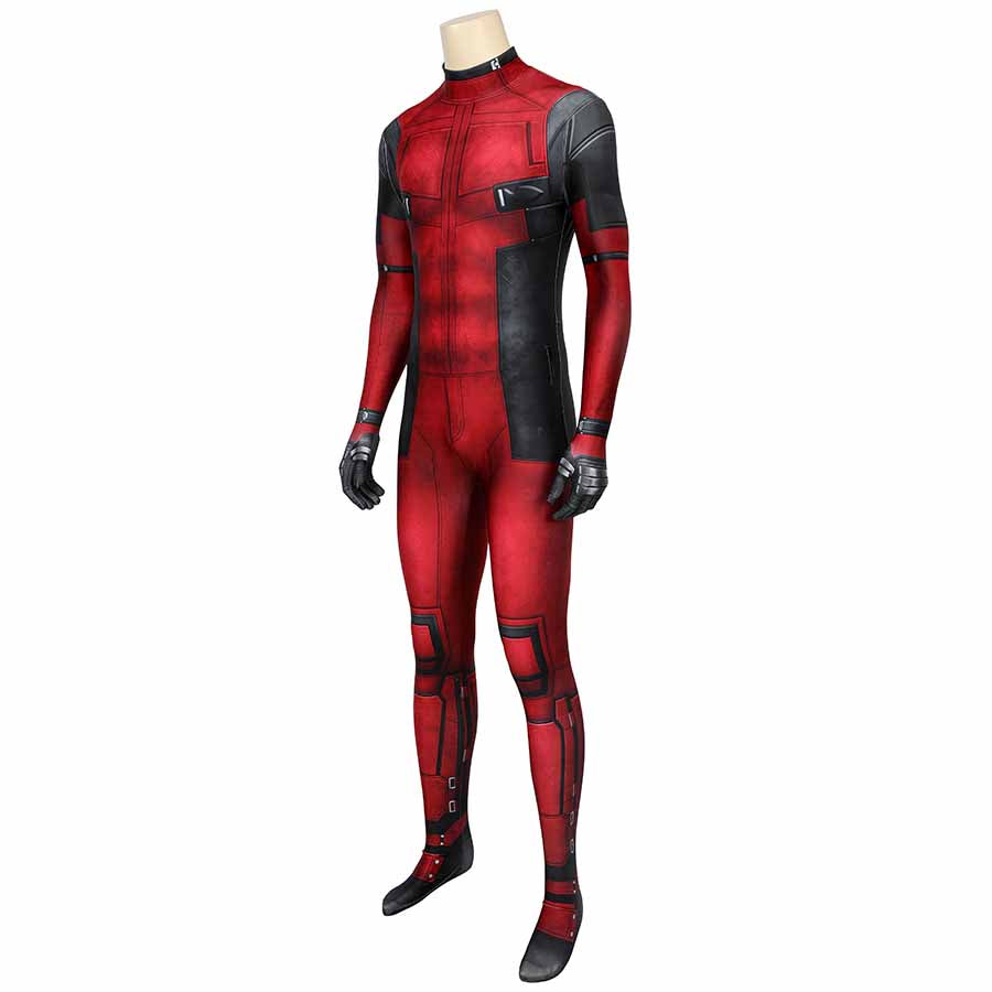 Deadpool Wade Wilson Jumpsuit Cosplay Costume for Halloween