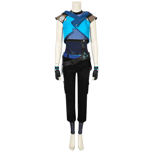 Valorant Jett Cosplay Costume Suit for Halloween