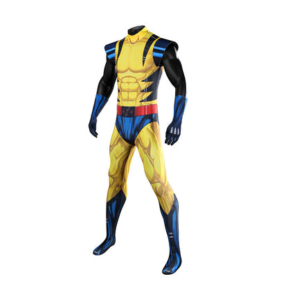 X-Men '97 Wolverine Jumpsuit Cosplay Costume Suit for Halloween