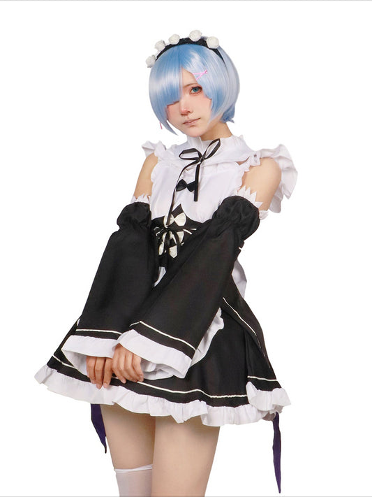 Re:Zero − Starting Life in Another World Rem Ram Cosplay Costume