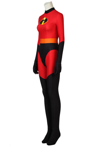 Incredibles 2 Elastigirl Helen Parr Jumpsuit Cosplay Costume for Halloween