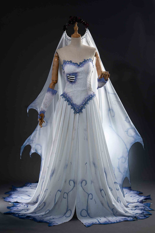 Tim Burton's Corpse Bride Cosplay Costume Suit for Halloween