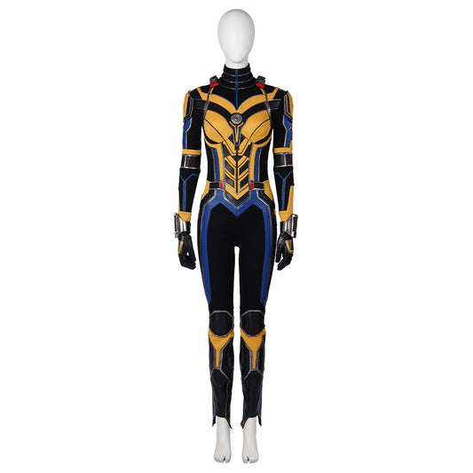 Ant-Man and the Wasp Quantumania Hope Wasp Jumpsuit Cosplay Costume Full Set for Halloween