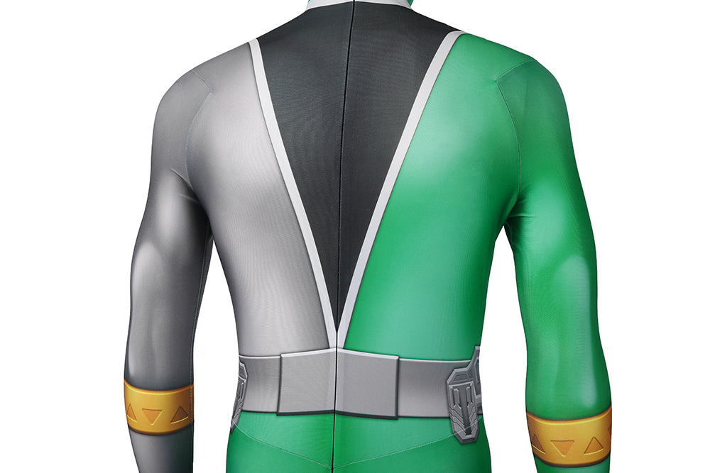 Kishiryu Sentai Ryusoulger Green Solider Towa Jumpsuit Cosplay Costume for Halloween