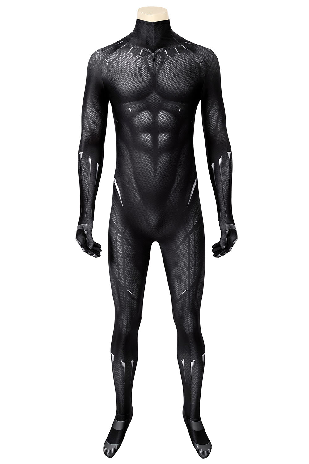 Black Panther T'Challa Jumpsuit Cosplay Costume for Halloween