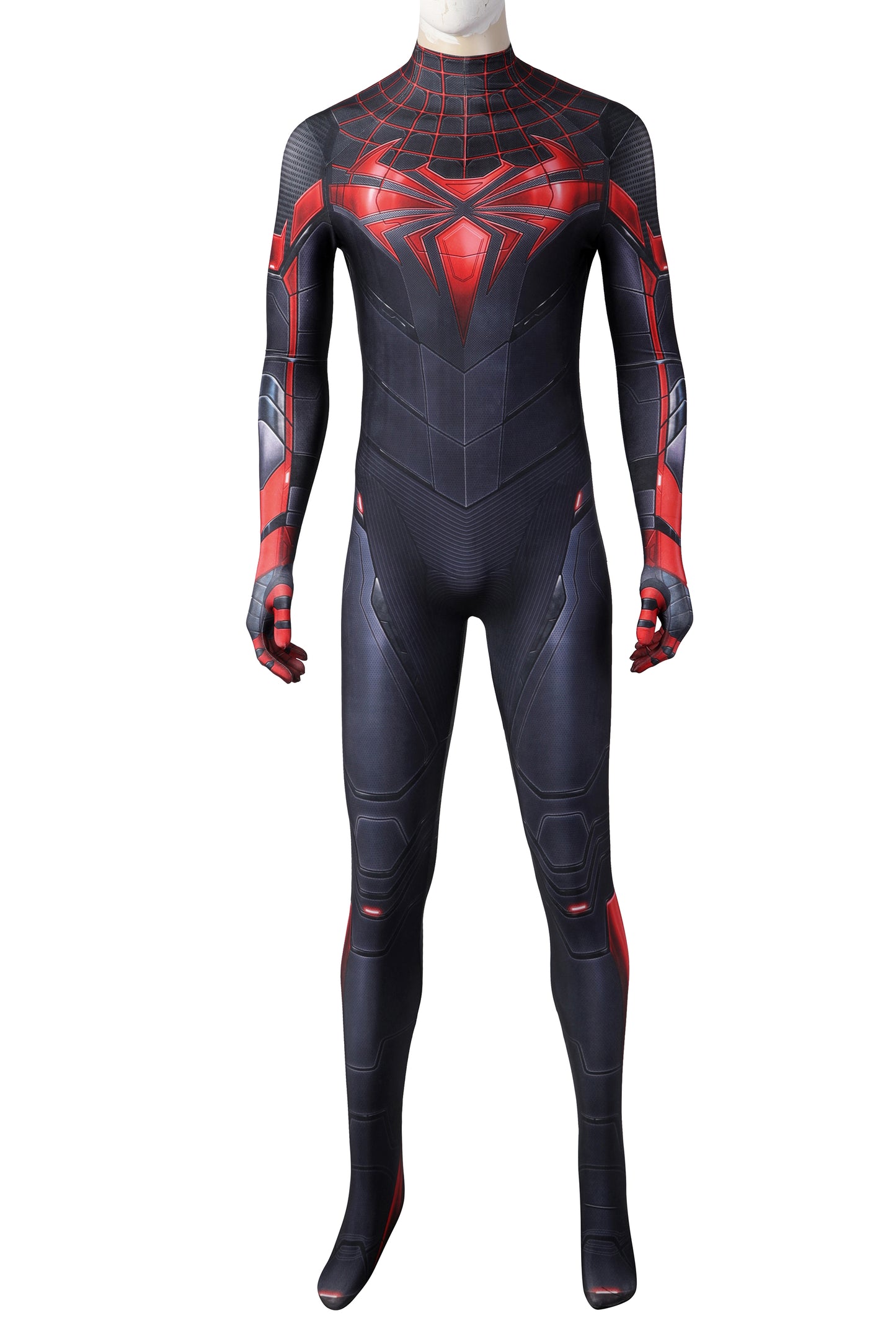 PS5 Spider-Man Miles Morales Advanced Tech Suit Cosplay Costume for Halloween