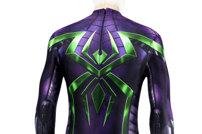 Marvel's Spider-Man Miles Morales Purple Reign Suit Cosplay Costume for Halloween