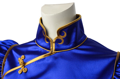 Street Fighter V Chun-Li Cosplay Costume Outfit for Halloween