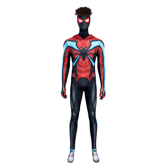 Spider-Man 2 Miles Morales Jumpsuit Cosplay Costume for Halloween