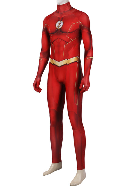 The Flash Season 8 Barry Allen Jumpsuit Cosplay Costume for Halloween