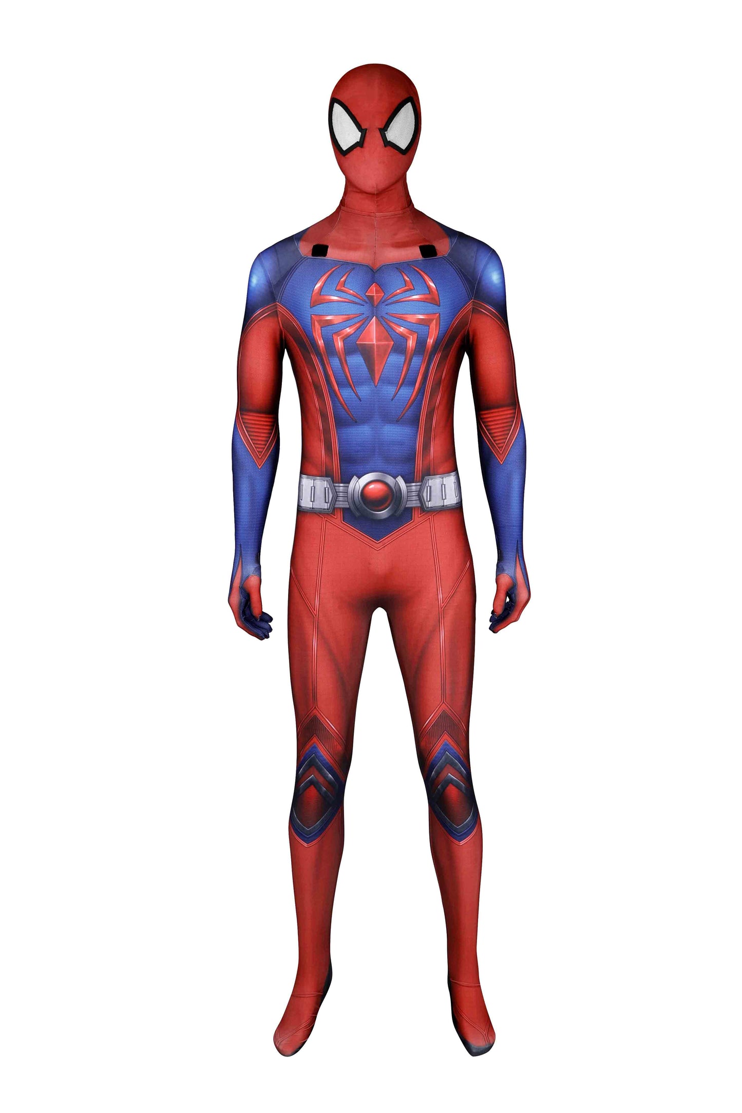 Marvel's Spider-Man 2 Peter Parker Scarlet III Suit Jumpsuit Cosplay Costume for Halloween