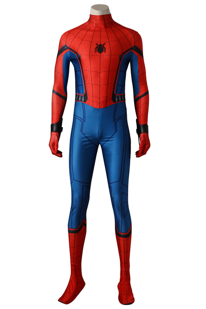 Spider-Man: Homecoming Peter Benjamin Parker Jumpsuit Cosplay Costume for Halloween