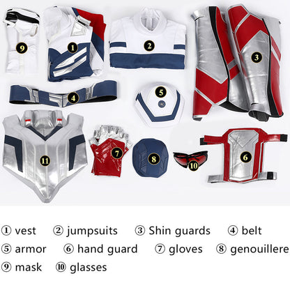 The Falcon and the Winter Soldier Captain America Sam Wilson Jumpsuit Cosplay Costume Outfit for Halloween