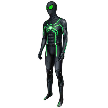 Spider-Man PS4 Stealth Big Time Jumpsuit Cosplay Costume for Halloween