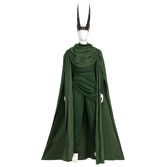 Loki Season 2 God Of Stories Green Cosplay Costume Full Set for Halloween