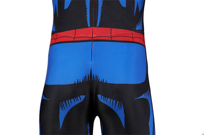 Spider-Man PS5 Vintage Comic Book Suit Jumpsuit Cosplay Costume for Halloween