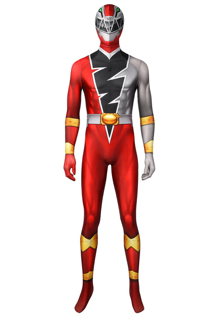 Kishiryu Sentai Ryusoulger Ryusoul Red Solider Jumpsuit Cosplay Costume for Halloween