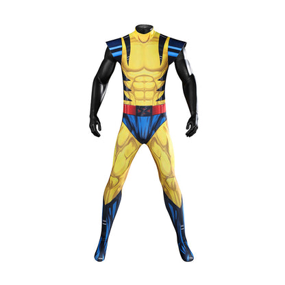 X-Men '97 Wolverine Jumpsuit Cosplay Costume Suit for Halloween