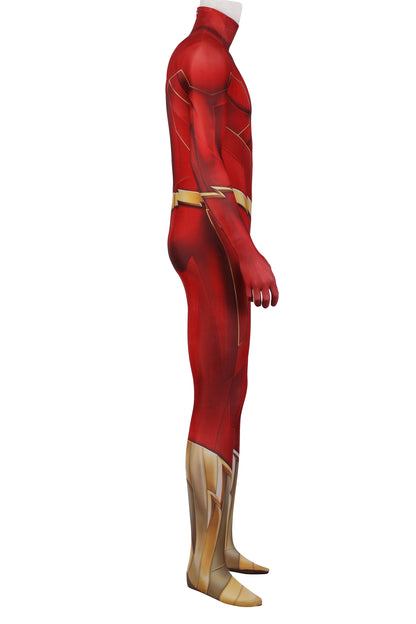 The Flash Season 8 Barry Allen Jumpsuit Cosplay Costume for Halloween