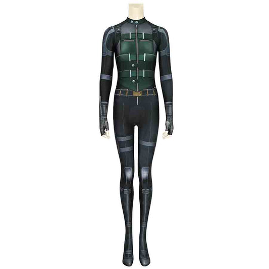 Avengers: Infinity War Black Widow Natasha Romanoff Jumpsuit Cosplay Costume for Halloween