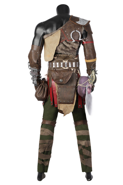 God of War: Ragnarok Kratos Cosplay Costume Full Set for Halloween