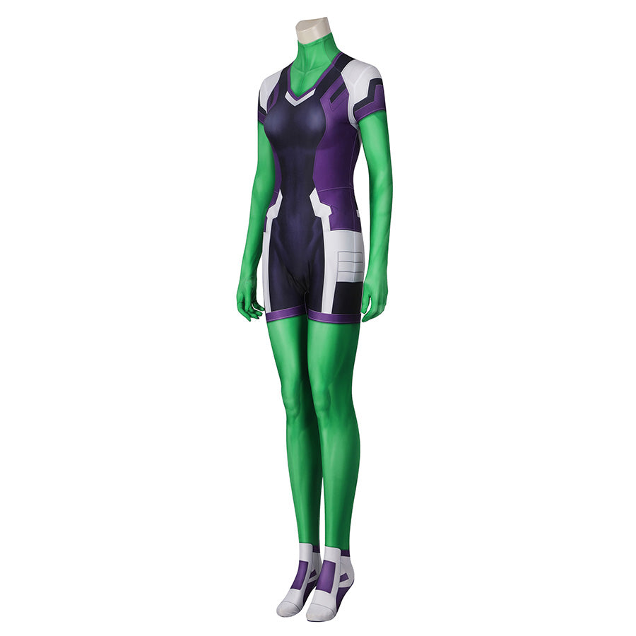 She-Hulk: Attorney at Law Jumpsuit Cosplay Costume for Halloween