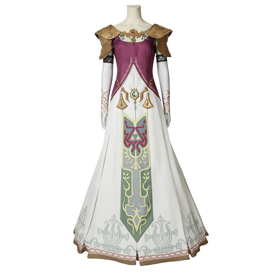 The Legend of Zelda: Twilight Princess Zelda Cosplay Costume Outfit for Halloween