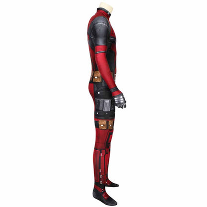 Deadpool Wade Wilson Jumpsuit Cosplay Costume for Halloween