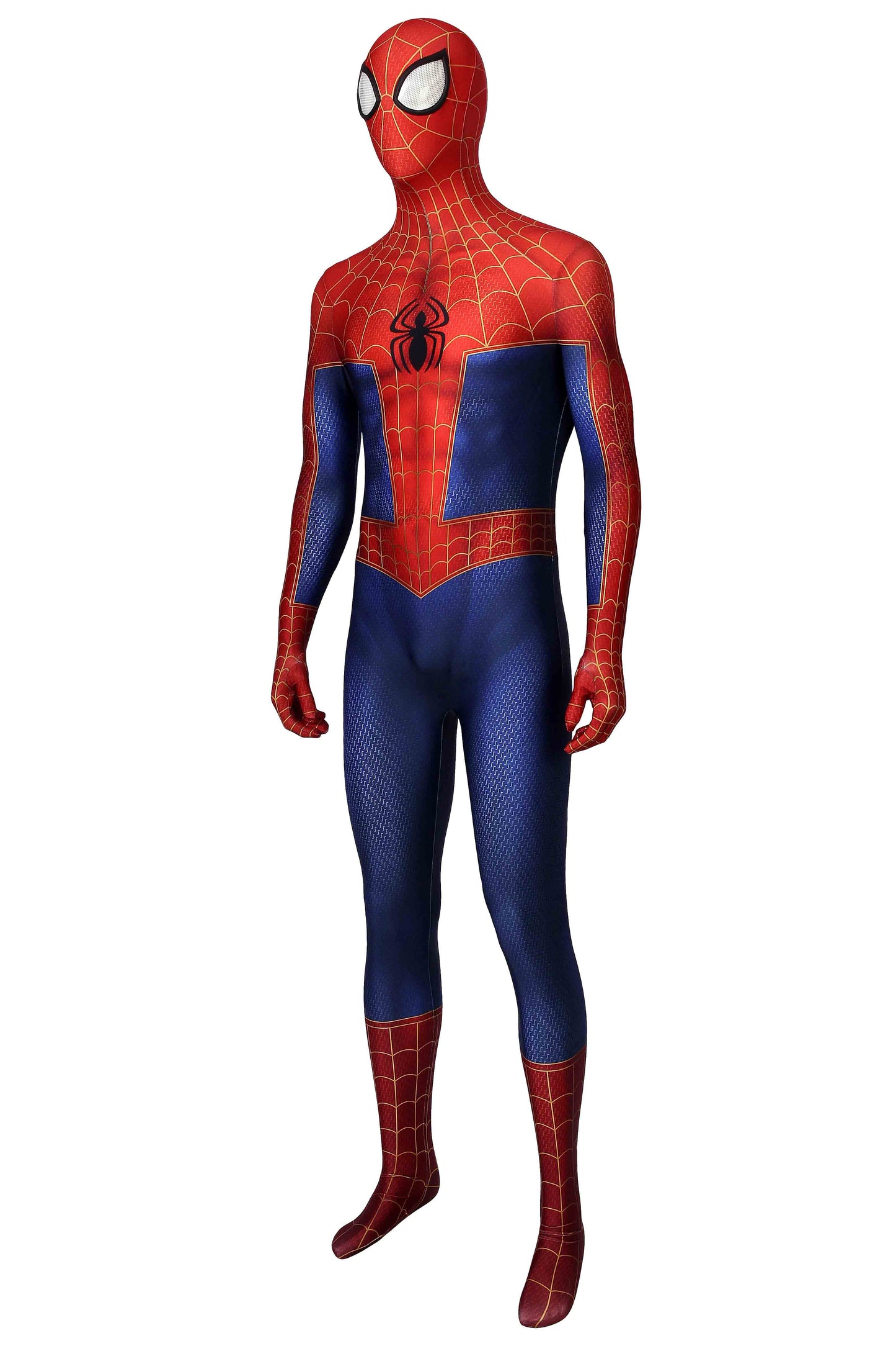 Spider-Man: Into the Spider-Verse Peter Parker Jumpsuit Cosplay Costume for Halloween