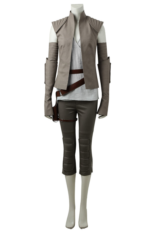 Star Wars The Last Jedi Rey Cosplay Costume Suit for Halloween