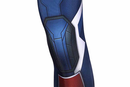 The Falcon and The Winter Soldier Sam Wilson New Captain America Jumpsuit Cosplay Costume for Halloween